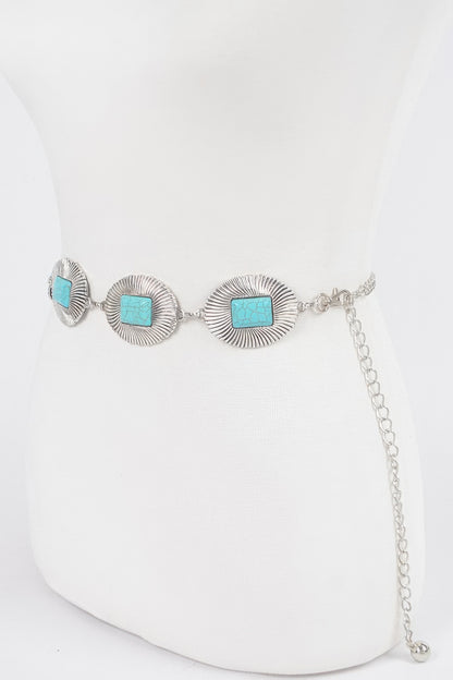 Western Style Metal Chain Belt - Tigbul's Variety Fashion Shop