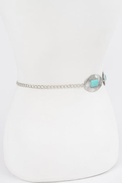 Western Style Metal Chain Belt - Tigbul's Variety Fashion Shop