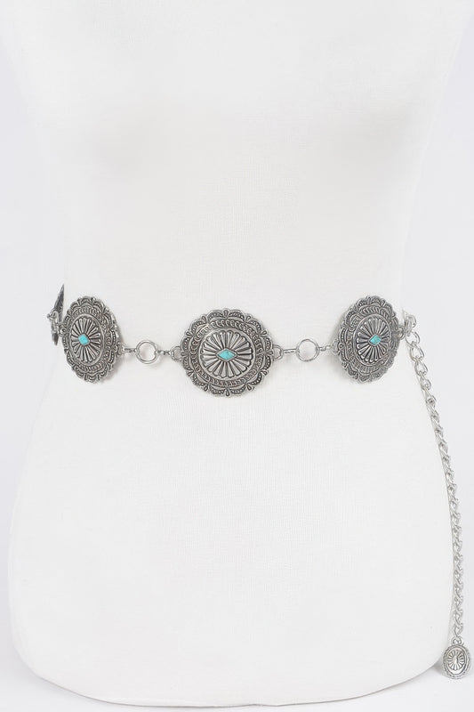 Western Style Metal Chain Belt - Tigbul's Variety Fashion Shop