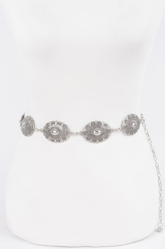 Western Style Metal Chain Belt - Tigbul's Variety Fashion Shop