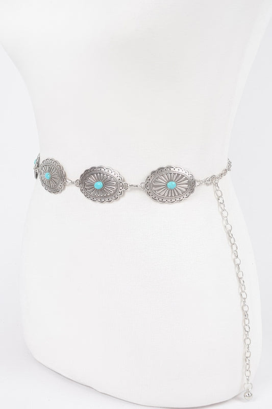 Western Style Metal Chain Belt - Tigbul's Variety Fashion Shop