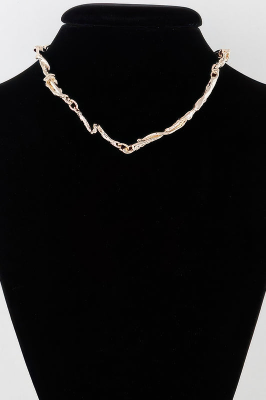 Multi Twisted Abstract Necklace - Tigbul's Variety Fashion Shop