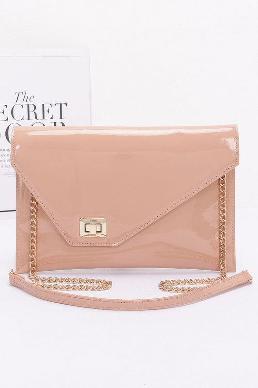 Enamel Envelope Clutch - Tigbul's Variety Fashion Shop