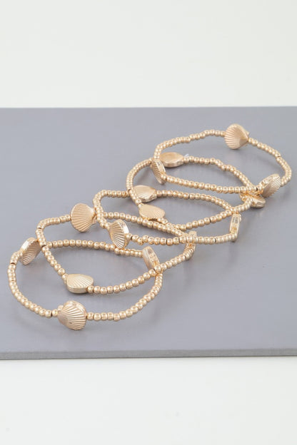 Shiny Seashell Beaded Bracelet - Tigbul's Variety Fashion Shop