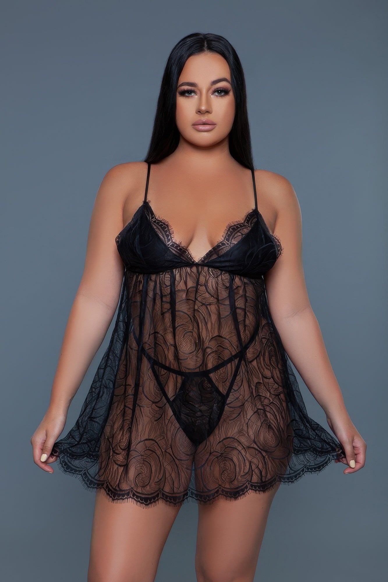 Daisy 2 Piece Babydoll - Tigbul's Variety Fashion Shop
