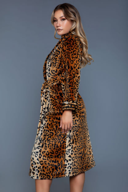 Leopard Robe - Tigbul's Variety Fashion Shop