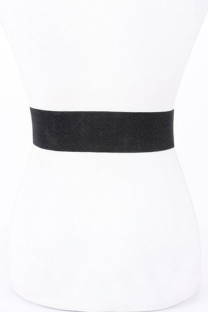 Metal Flower Elastic Belt - Tigbul's Variety Fashion Shop