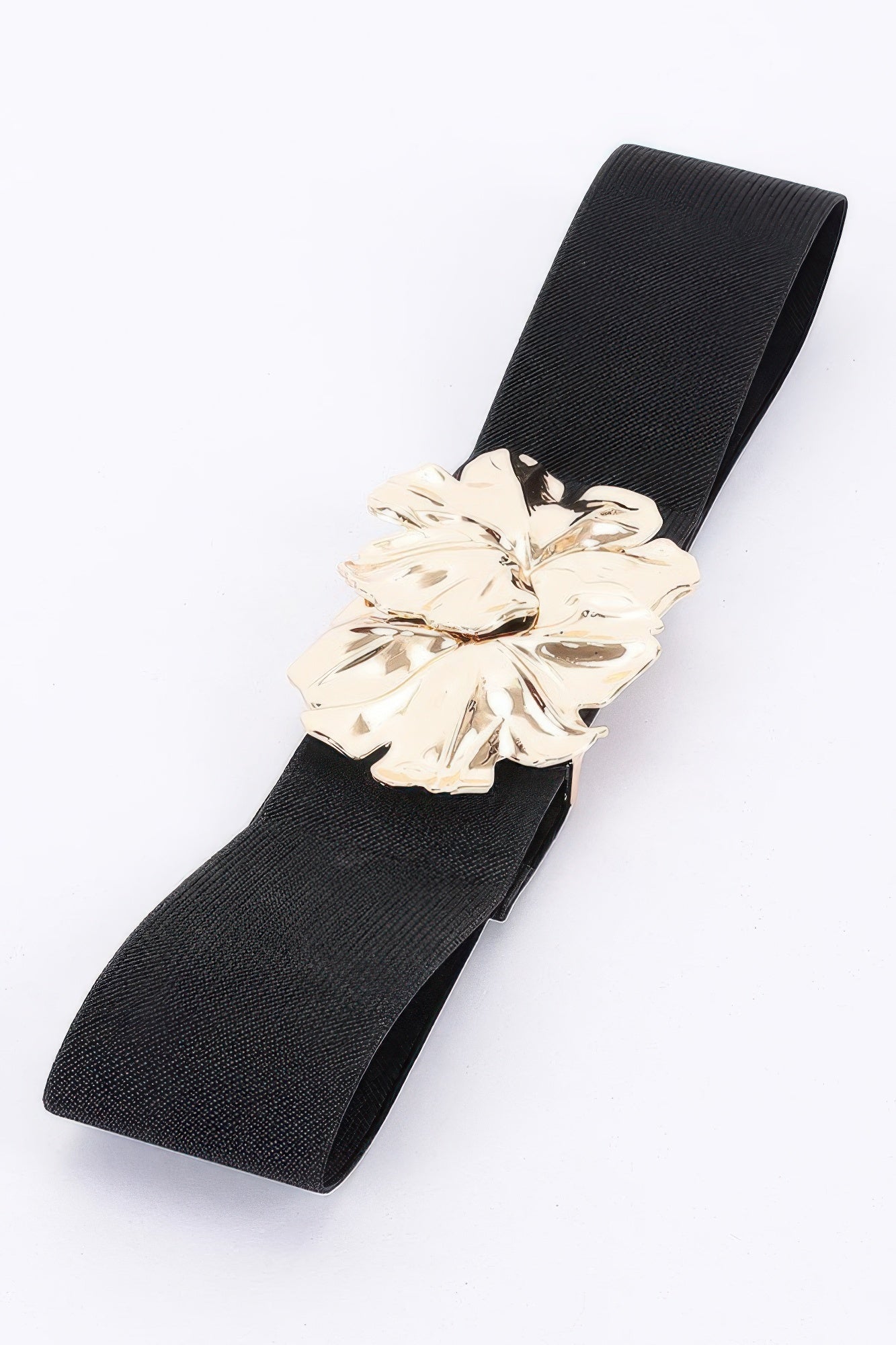 Metal Flower Elastic Belt - Tigbul's Variety Fashion Shop