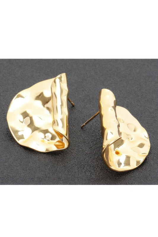 Metal Gold Dip Earring - Tigbul's Variety Fashion Shop