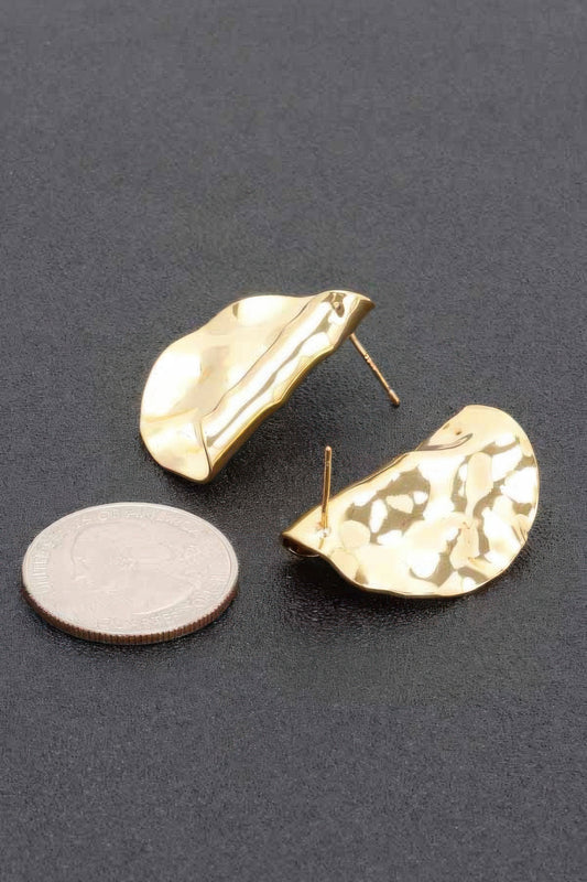 Metal Gold Dip Earring - Tigbul's Variety Fashion Shop