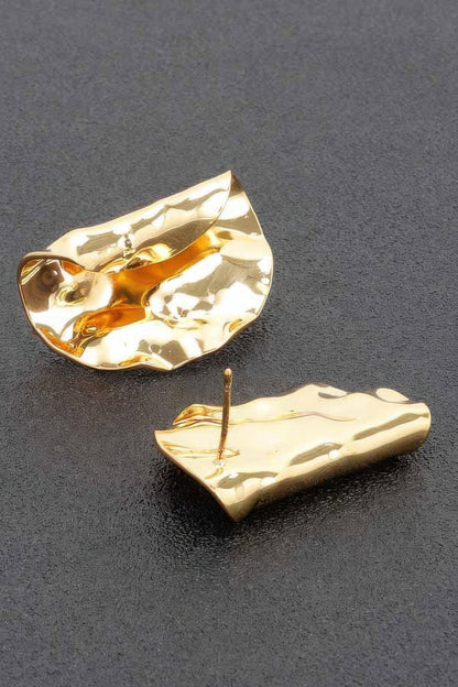Metal Gold Dip Earring - Tigbul's Variety Fashion Shop