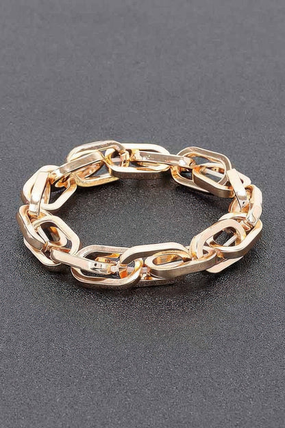 Alloy Casting Chain Bracelet - Tigbul's Variety Fashion Shop