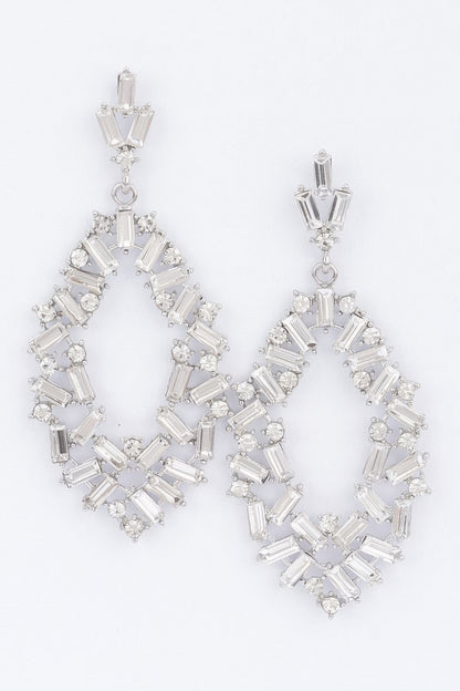 Rhinestone Earring - Tigbul's Variety Fashion Shop