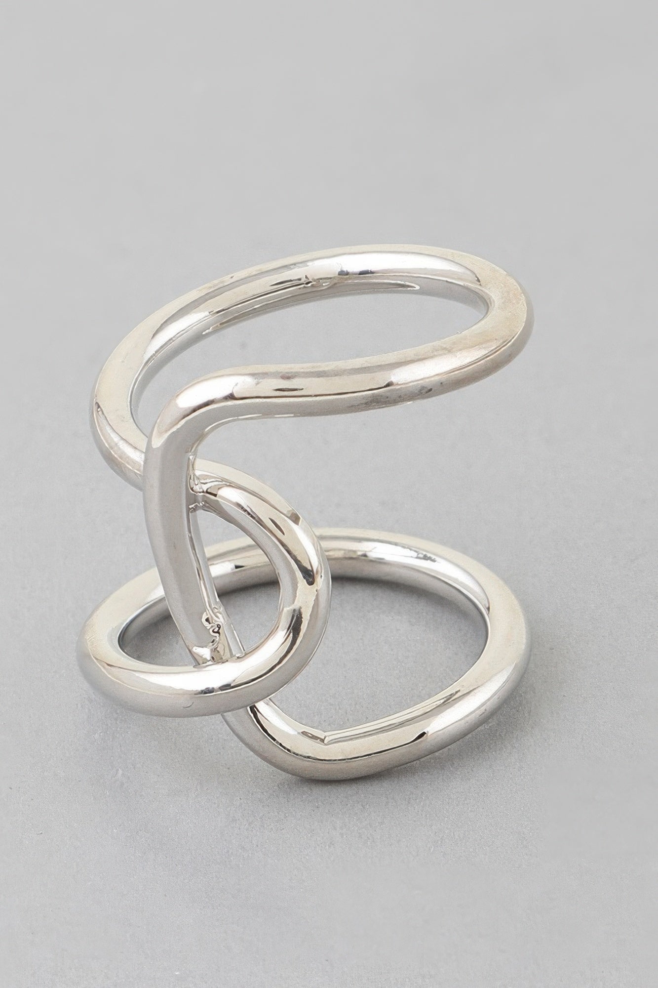 Shiny Interweaved Ring - Tigbul's Variety Fashion Shop