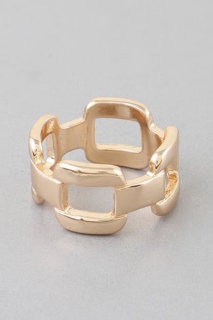 Shiny Link Chain Ring - Tigbul's Variety Fashion Shop