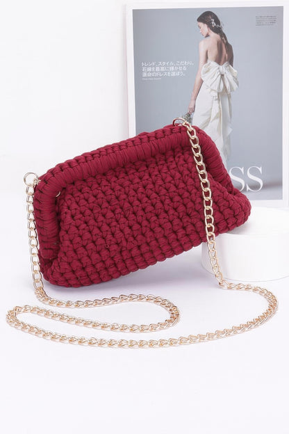 Cotton Braided Clutch - Tigbul's Variety Fashion Shop