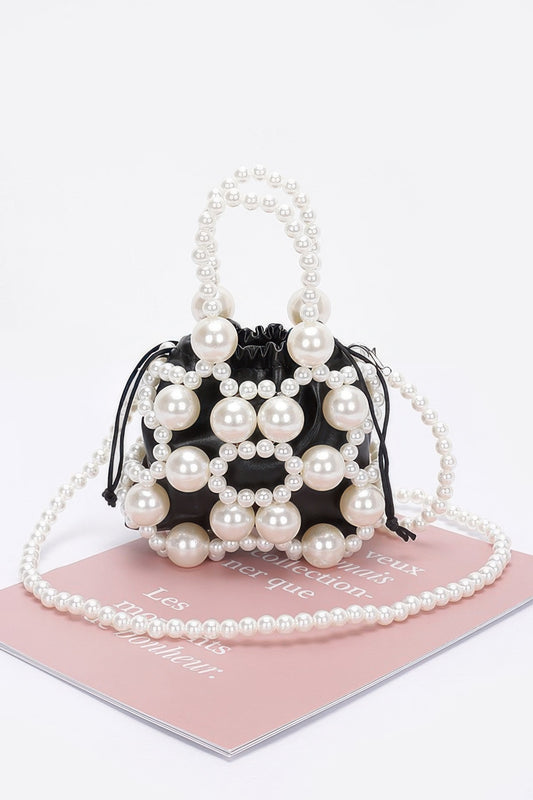 Faux Pearl Party Clutch W/pouch - Tigbul's Variety Fashion Shop