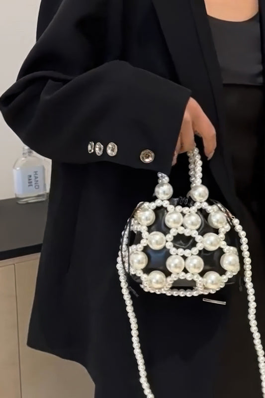 Faux Pearl Party Clutch W/pouch - Tigbul's Variety Fashion Shop