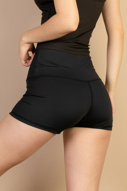 Wide Band Waist Shorts - Tigbul's Variety Fashion Shop