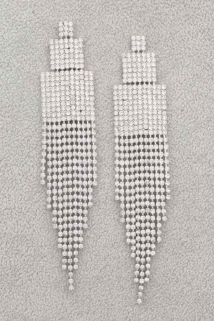 Rhinestone Earring - Tigbul's Variety Fashion Shop