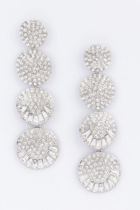 Rhinestone Earring - Tigbul's Variety Fashion Shop