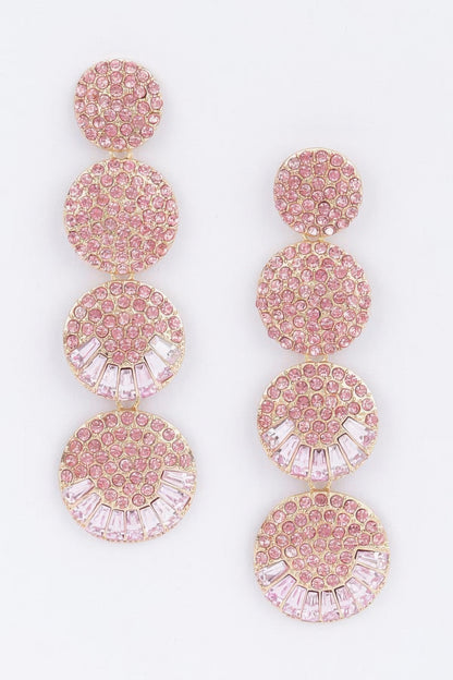 Rhinestone Earring - Tigbul's Variety Fashion Shop
