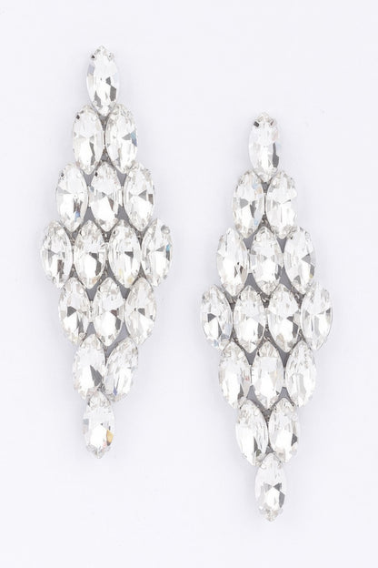 Rhinestone Earring - Tigbul's Variety Fashion Shop