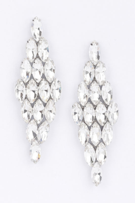 Rhinestone Earring - Tigbul's Variety Fashion Shop