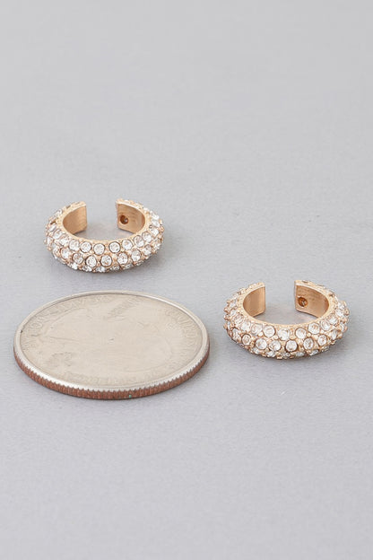 Bejeweled Ear Cuff Earrings - Tigbul's Variety Fashion Shop