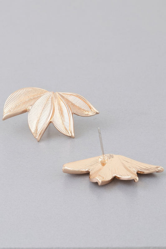 Multi Leaf Stud Earrings - Tigbul's Variety Fashion Shop