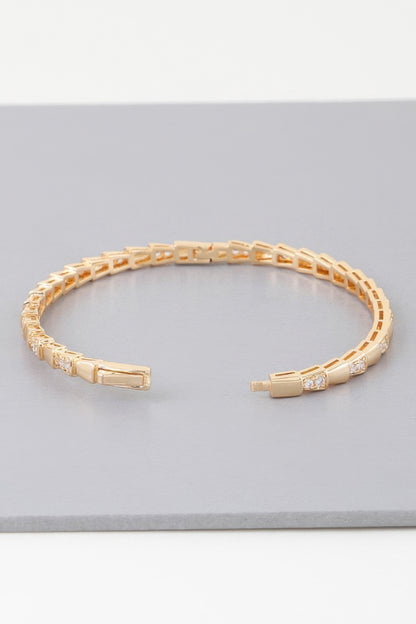 Bejeweled Snake Scale Bracelet - Tigbul's Variety Fashion Shop