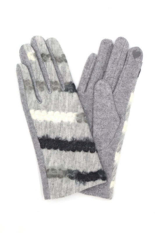 Multi Color Yarn Pattern Smart Touch Gloves - Tigbul's Variety Fashion Shop