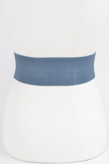 Cg Metal Buckle Denim Elastic Belt - Tigbul's Variety Fashion Shop