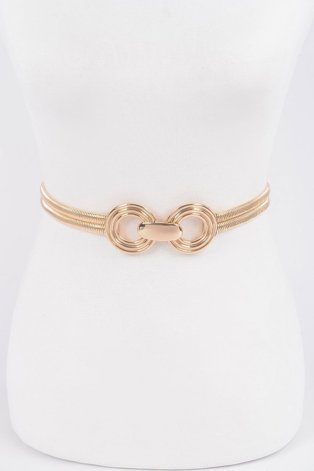 Double Metal Stretch Belt - Tigbul's Variety Fashion Shop