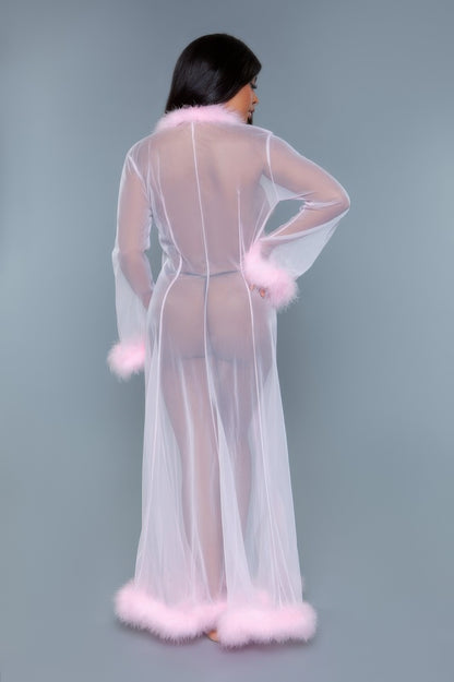 Marabou Robe - Tigbul's Variety Fashion Shop