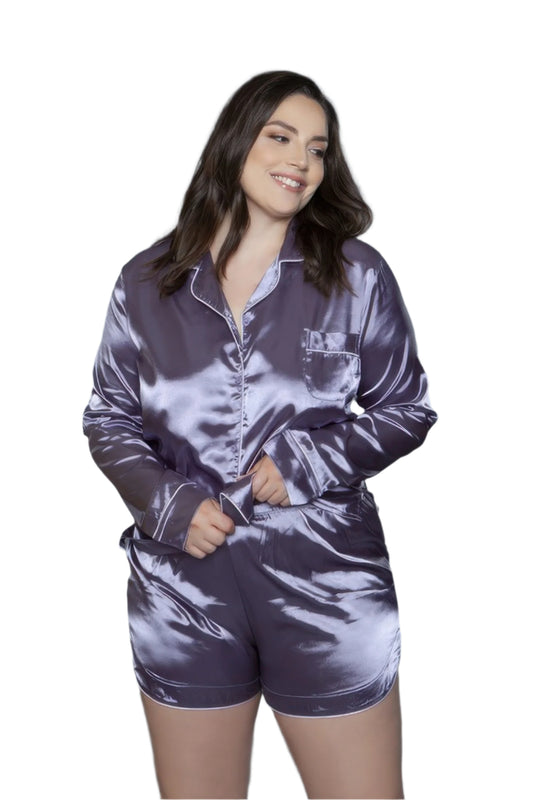 Liz Pj Set in Lavender - Tigbul's Variety Fashion Shop