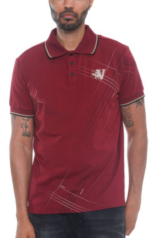 Version Couture Polo Button Down Shirt - Tigbul's Variety Fashion Shop