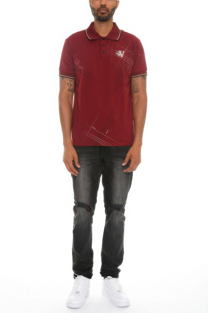 Version Couture Polo Button Down Shirt - Tigbul's Variety Fashion Shop