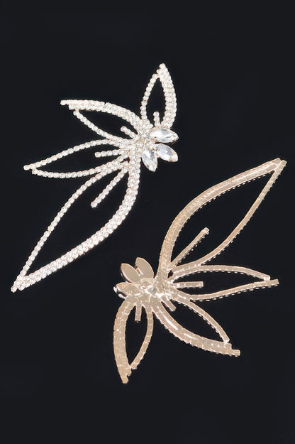 Rhinestone Flower Earring - Tigbul's Variety Fashion Shop