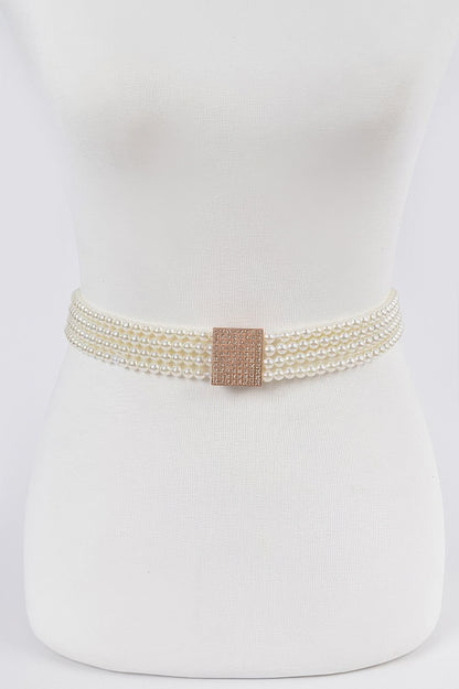 Elastic Pearl Belt - Tigbul's Variety Fashion Shop