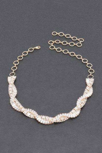 Rhinestone Necklace - Tigbul's Variety Fashion Shop