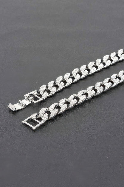 Hammered Bulk Chain Necklace - Tigbul's Variety Fashion Shop
