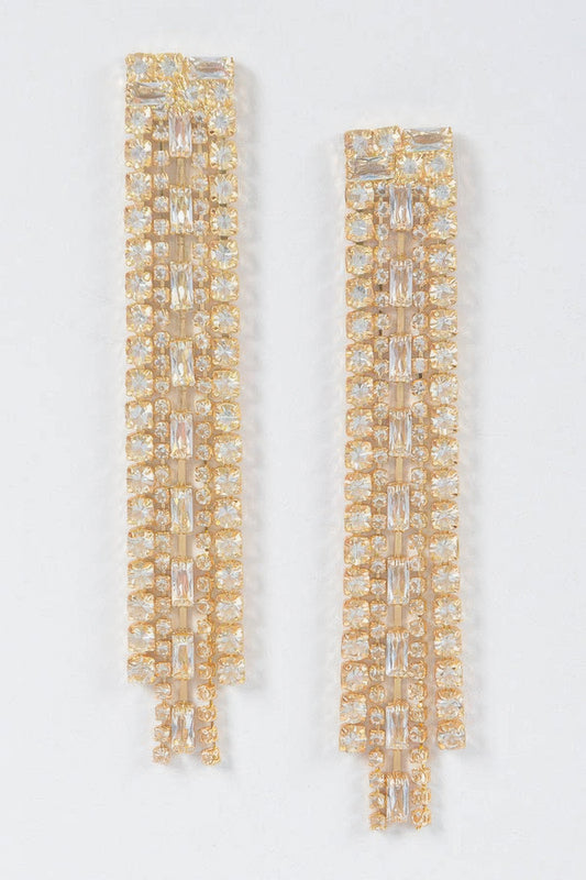 Rhinestone Earring - Tigbul's Variety Fashion Shop