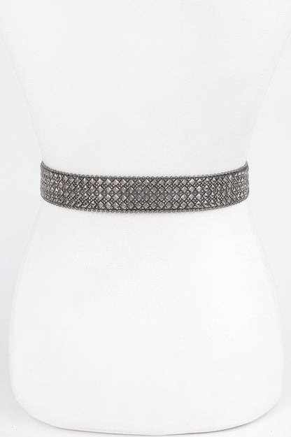 Rhinestone Western Style Plus Size Belt - Tigbul's Variety Fashion Shop