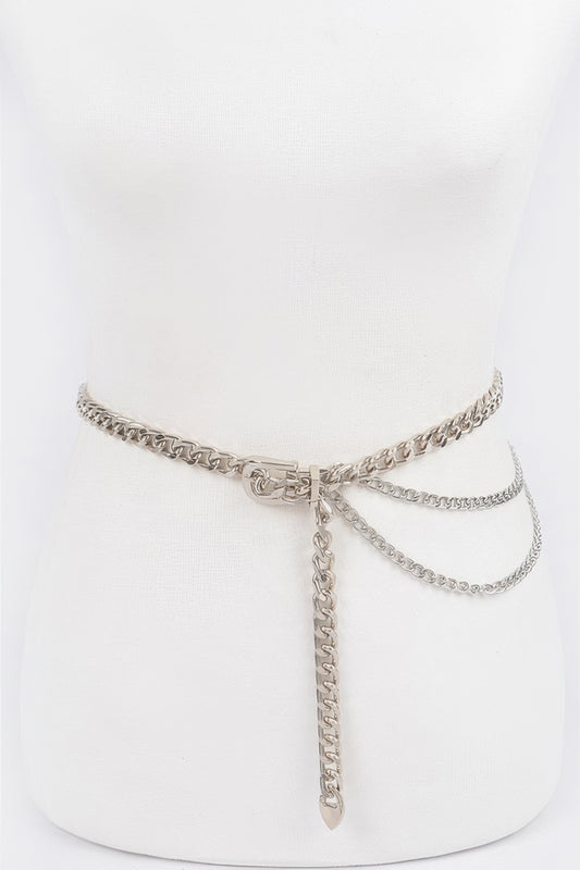Chain Buckle Belt - Tigbul's Variety Fashion Shop