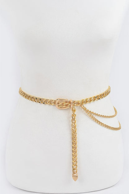 Chain Buckle Belt - Tigbul's Variety Fashion Shop