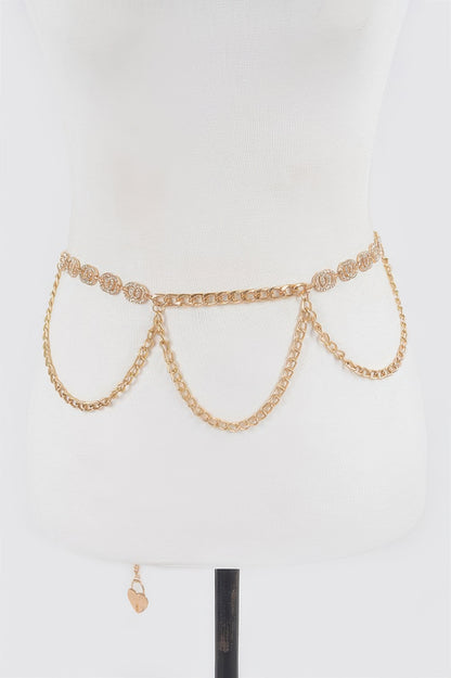 Chain Belt W/ Stone - Tigbul's Variety Fashion Shop
