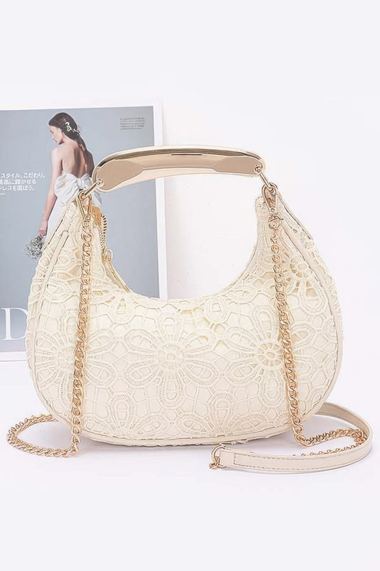 Crochet Crossbody Bag - Tigbul's Variety Fashion Shop