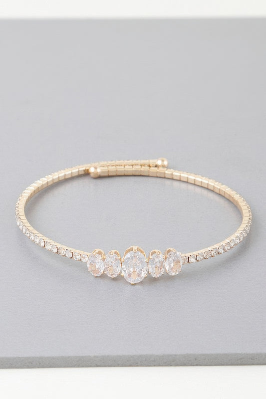 Bejeweled Tiara Wrap Bracelet - Tigbul's Variety Fashion Shop