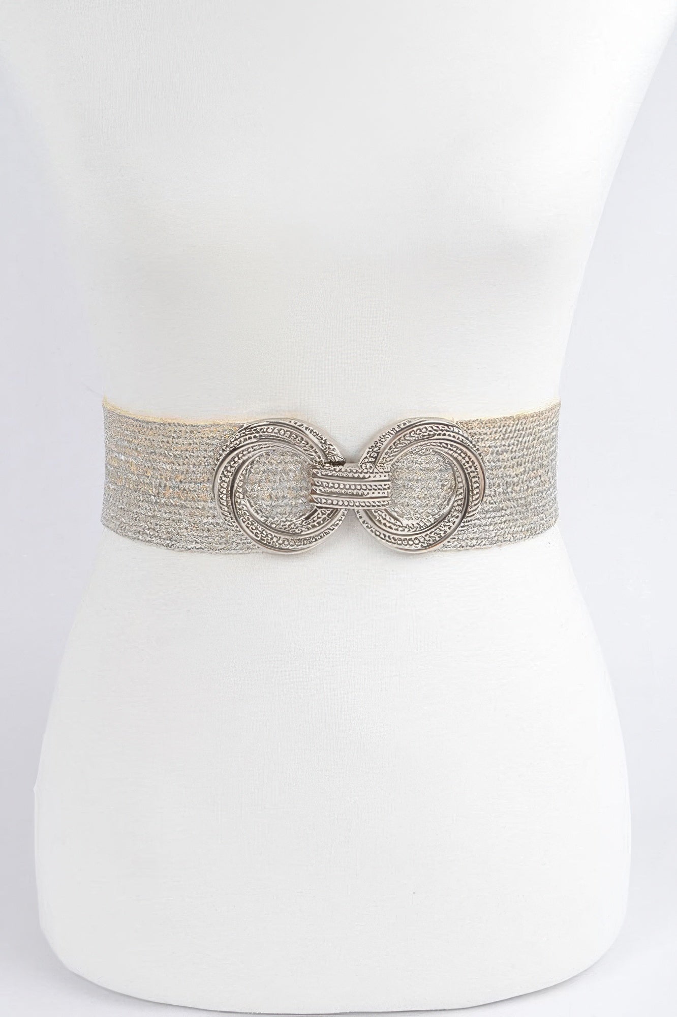 Double Metal Buckle Elastic Belt - Tigbul's Variety Fashion Shop